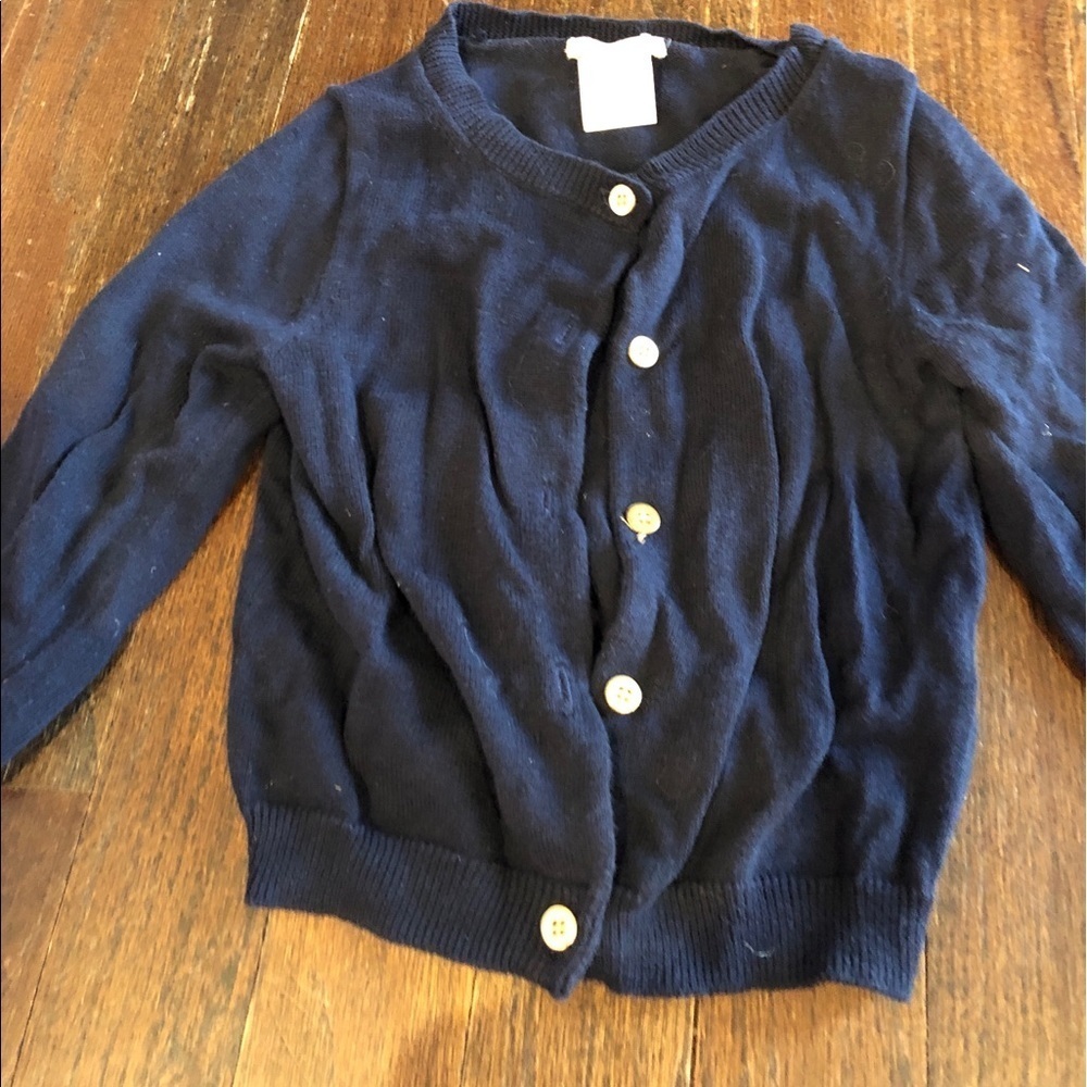 Crewcuts navy cardigan size 3⭐️⭐️
